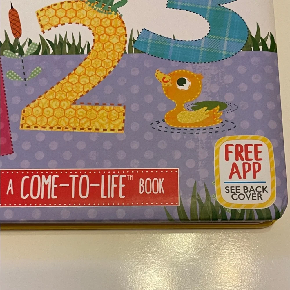 Let’s Learn Alphabet & Counting 3D Come To Life Books Set of 2 Hippo Magic
